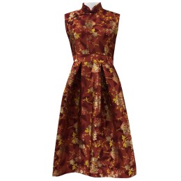 Tailor-made dress Chinese style guest receptionist uniform hotel receptionist Hong Kong HL027 Tailor-made dress Chinese style guest receptionist uniform hotel receptionist Hong Kong HL027